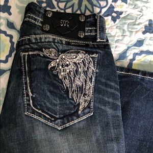 Miss Me boot cut jeans 30” in seam